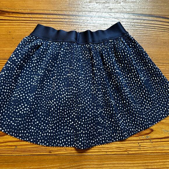all in motion navy blue polka dot pleated lined active skort SIZE 4 - Picture 4 of 4